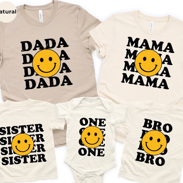 Distressed Matching Family One Birthday Shirt, Bolt Eyes Birthday Shirts, One Happy Dude Birthday Theme, mini, birthday girl  boy