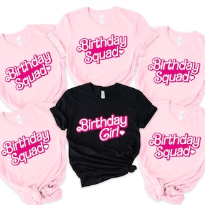 Birthday Girl, Birthday Party Group Shirts, Birthday Squad Group Photo Shirts, Women Birthday Squad Shirts