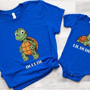 Father and Son Matching Shirts, Matching Turtles Father Son Shirts, Disney Matching Dad and Son Shirts, Daddy and Me Shirt, Dad and Son Tee
