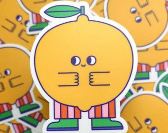 lemon friend sticker