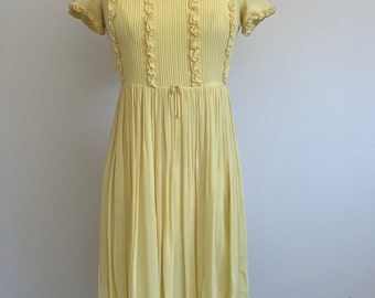 Sweet Vintage Lemon Dress