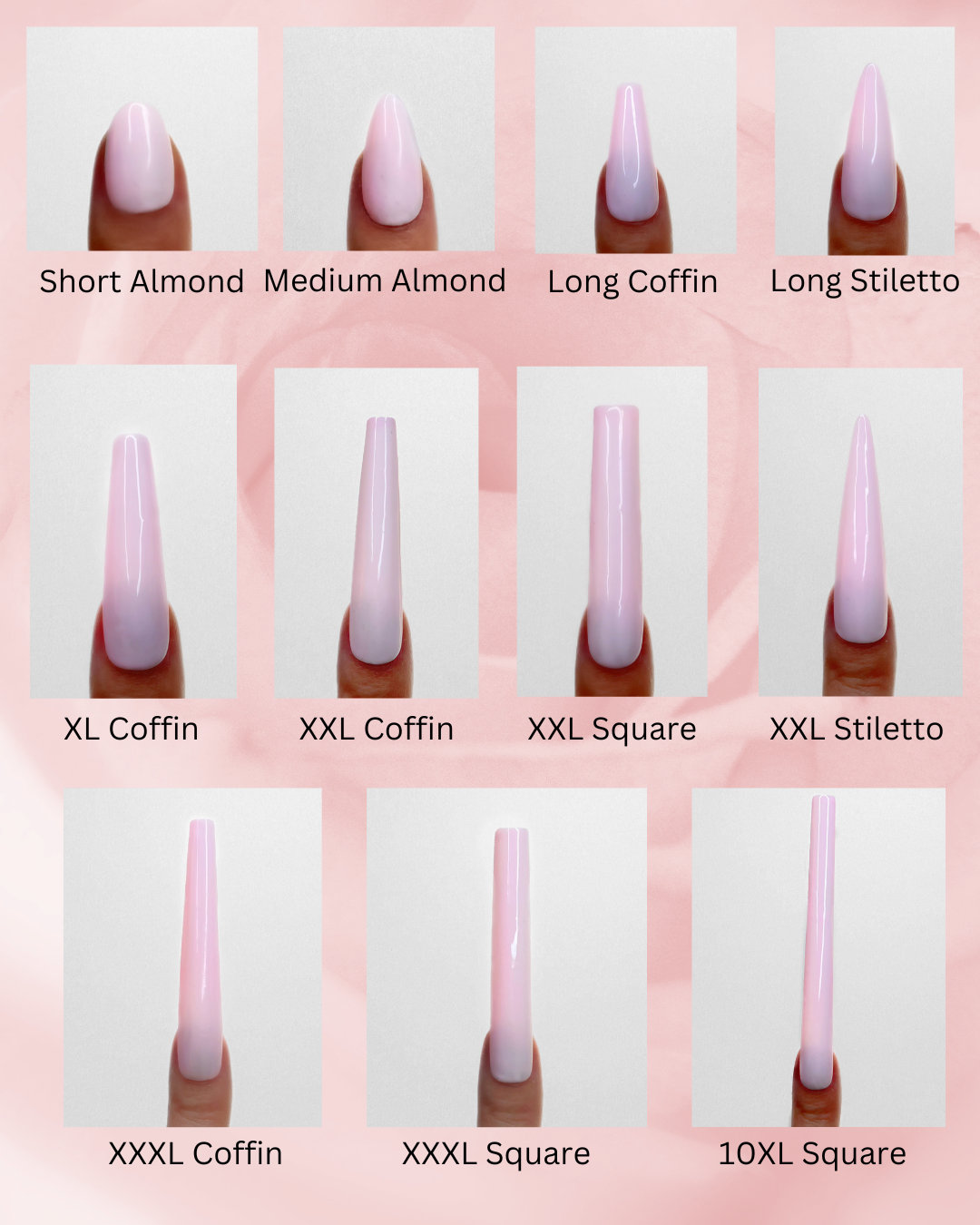 Luxury extra long white LV inspired Press on Nails - Slaylebrity