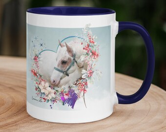 Ceramic Coffee Mug • "Horse Dreams" Watercolor Horse Art • Equestrian Gift