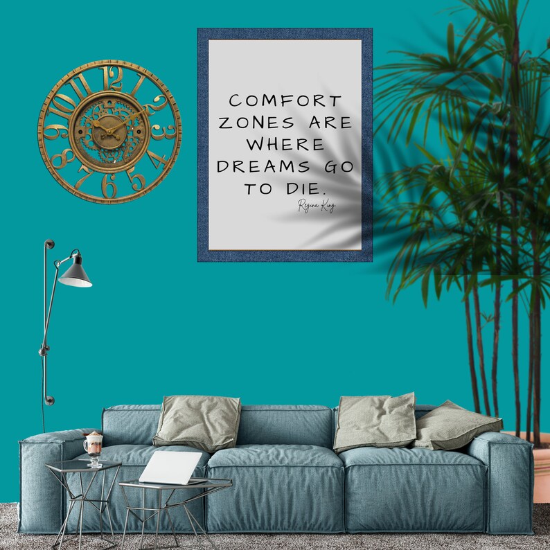 Zone Comfortprintable Quotesmotivational Print Wall - Etsy UK