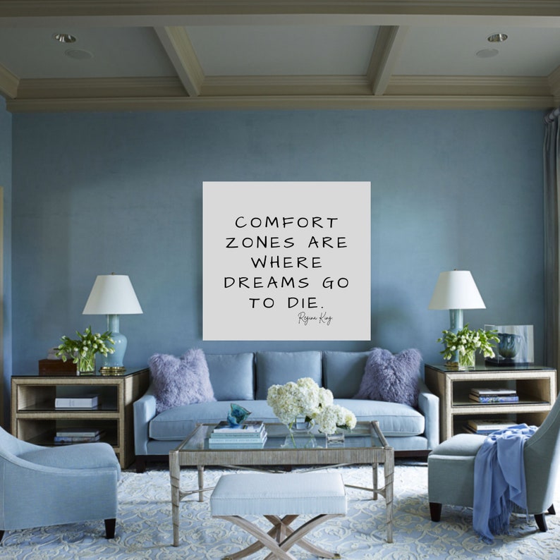 Zone Comfortprintable Quotesmotivational Print Wall - Etsy UK