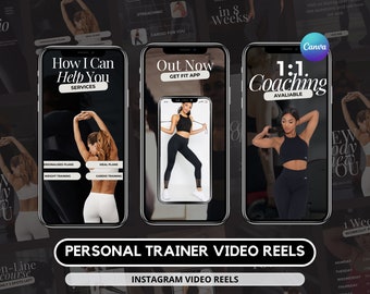 Vídeos para Instagram de Personal Trainer: Modelos para Mídias Sociais de Instrutores de Fitness (Download Digital)