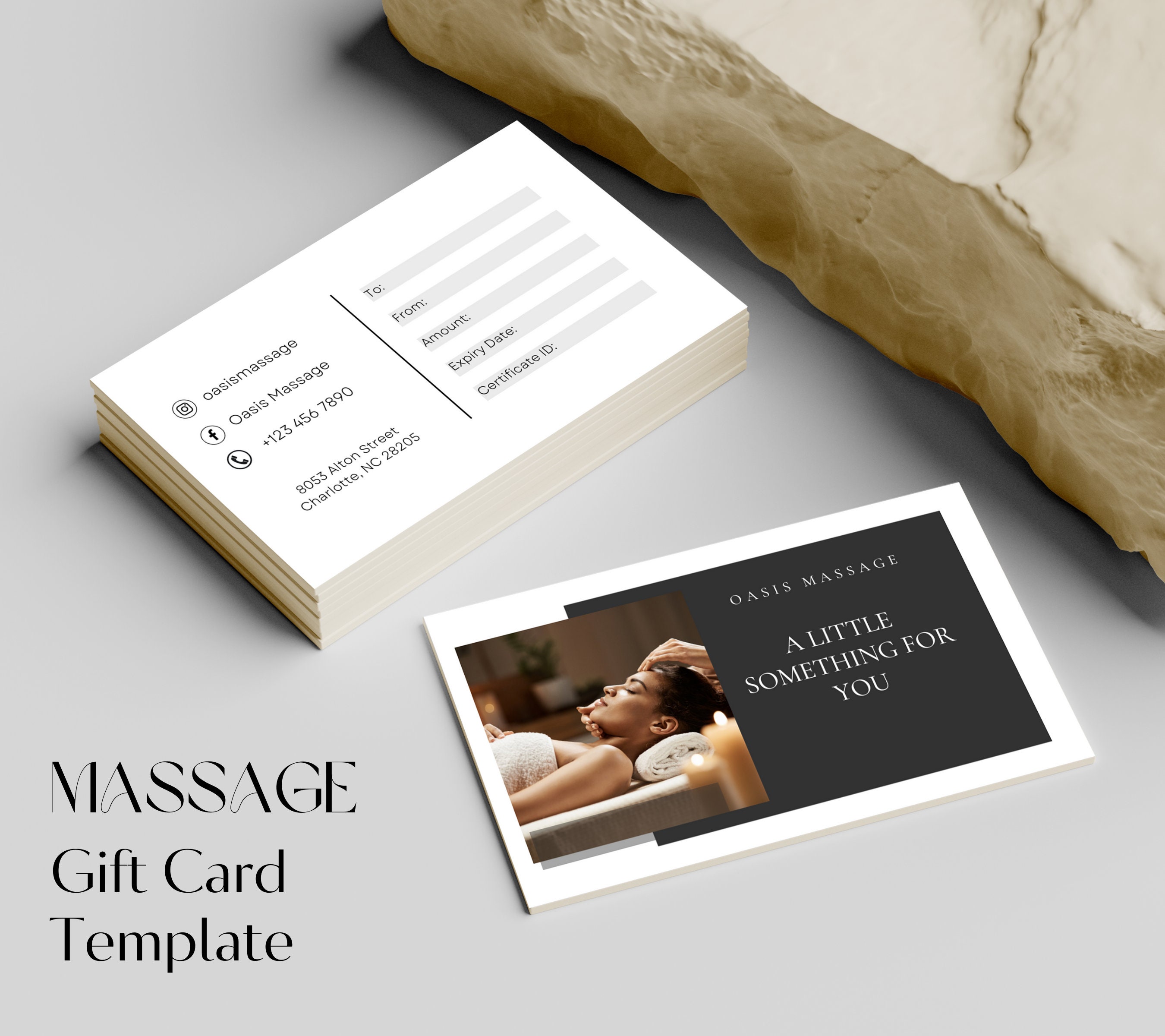 Massage Id Card