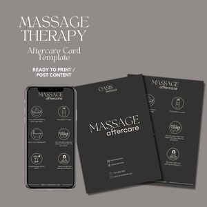 Modèle de carte de suivi de massage I Carte de suivi imprimable I Modèle de massage I Carte de suivi de massothérapie I Carte de suivi de spa MV4