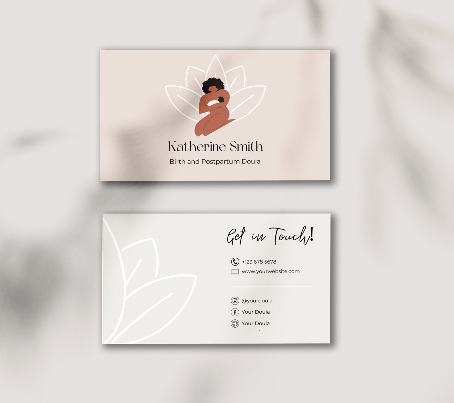 Printable Doula Business Card Customizable Template I Doula - Etsy UK