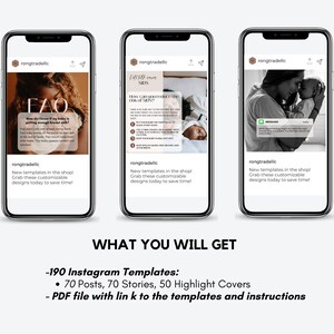 Postpartum Doula Instagram Templates, Birth Worker: Posts, Stories, Highlights (Digital Download) image 7