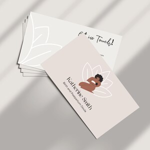 Printable Doula Business Card Customizable Template I Doula Marketing I ...
