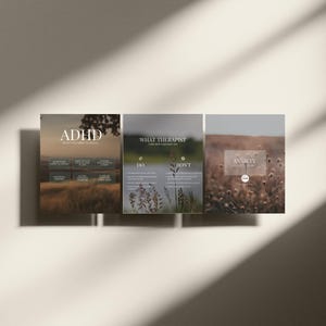 Psychologist Instagram Templates, Mental Health Posts and Stories, Therapist Templates (Digital Download) image 2