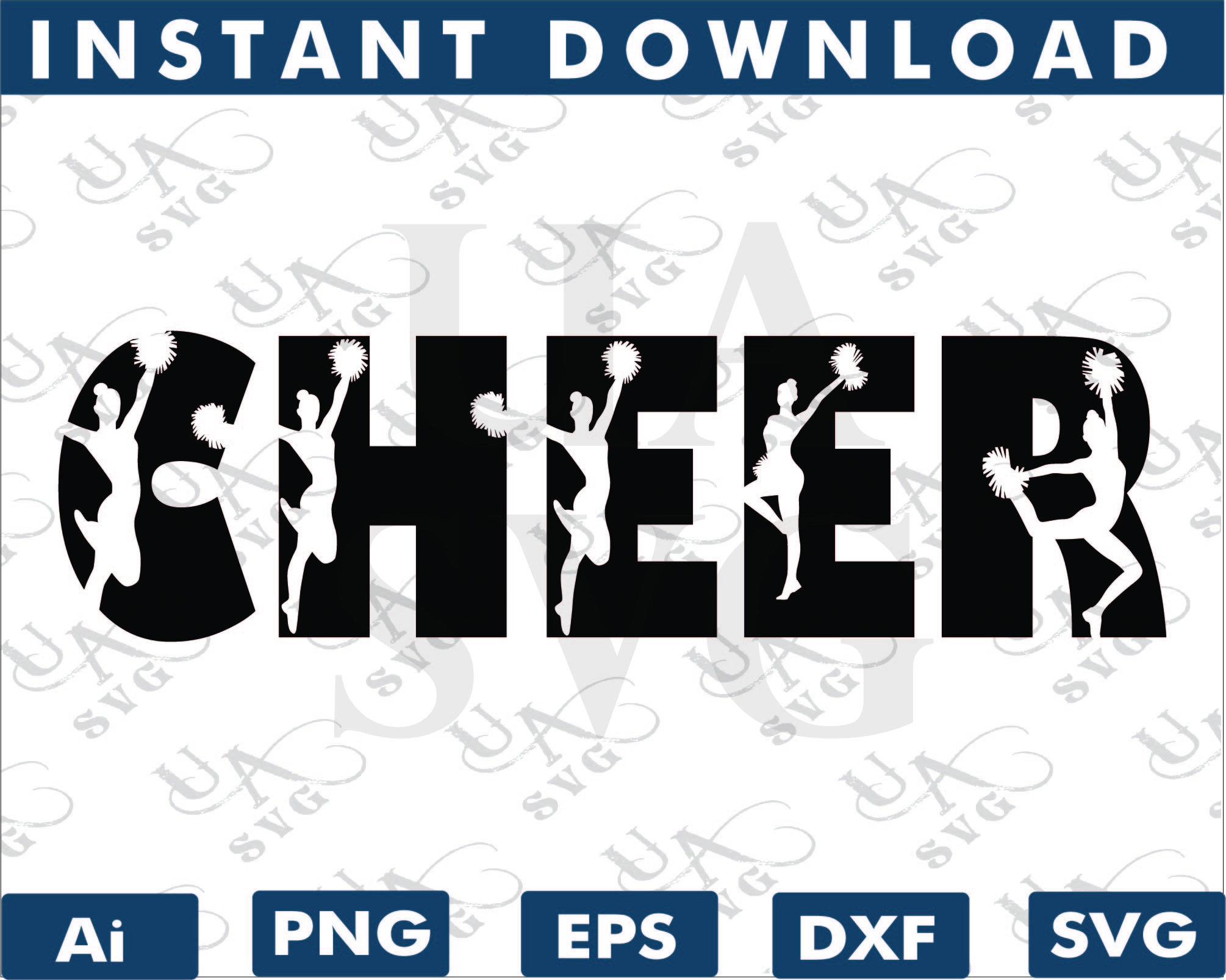 Cheer Svg Cheerleader Svg Cheer Word SVG Cheerleading Svg Etsy Australia