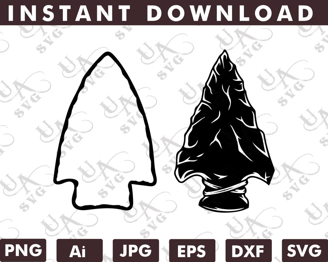 Arrowhead Silhouette Printable