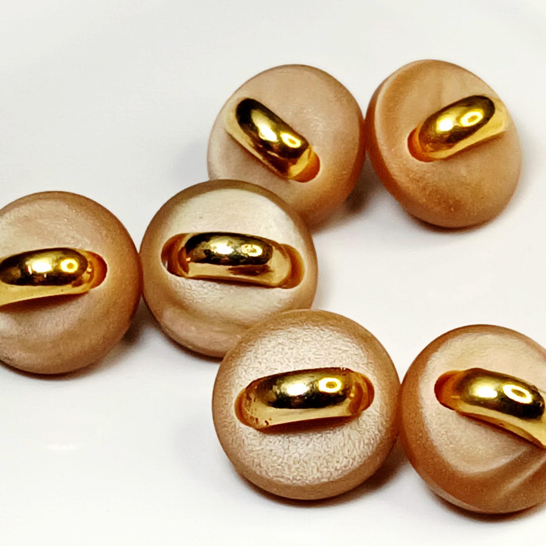 Vintage Beige French Couture Buttons • Formal Clothing Accessory ...
