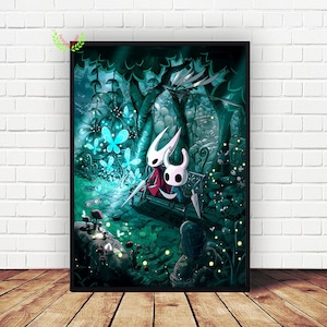 Hollow Knight Video Game Video Game Poster, Canvas Wall Art Decor, Canvas Art Print, Famaliy Home Decor