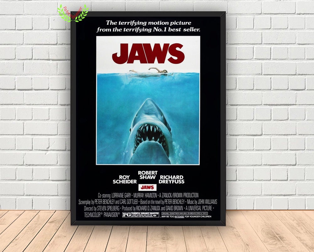 Discover Jaws Movie Poster, Famaliy Home Decor