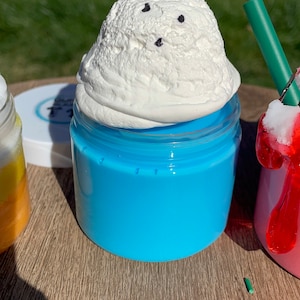Ghost Goo diy butter slime customize color!