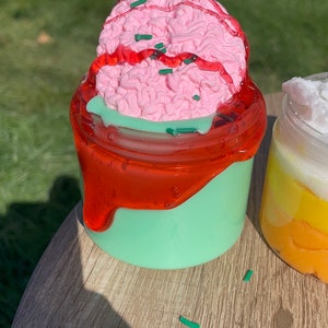 Zombie brain diy slime kit  butter slime