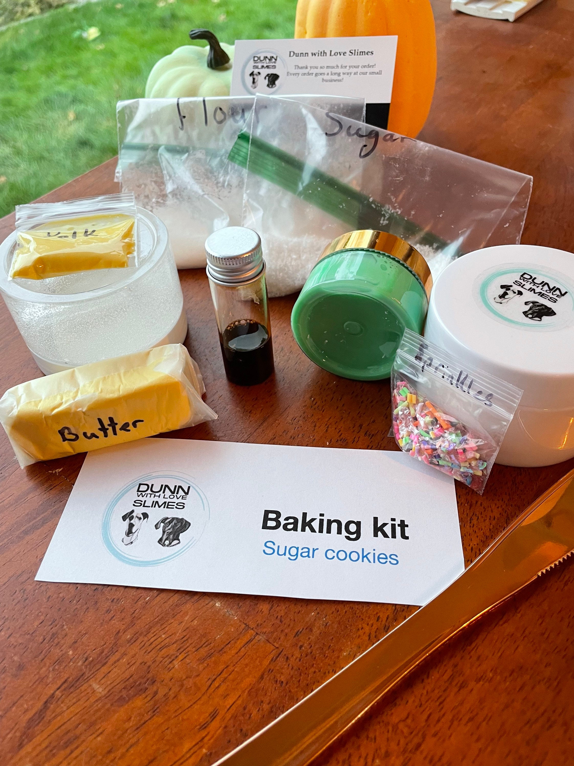 Slime Baking Kit-Chocolate Chip Cookie Kit-DIY slime making kit