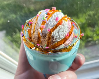 Ice cream Sunday DIY slime!