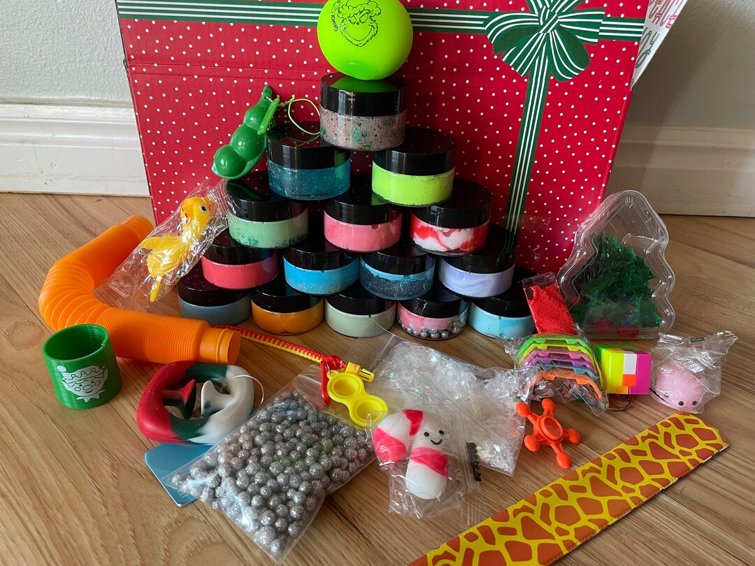 Advent Calendar Fidgets and Slime Etsy Advent Calendar Fidgets and Slime Etsy