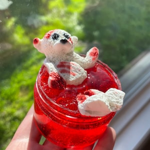 Blood bath slime diy clay add in