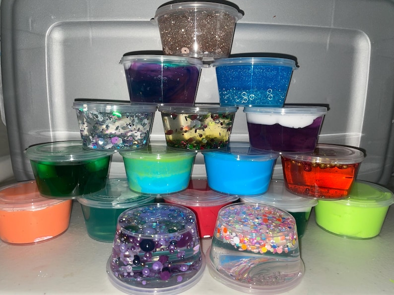 3 for 7! Cheap Mini mental health “oops” slimes! Random mini extra slime pack! image 10