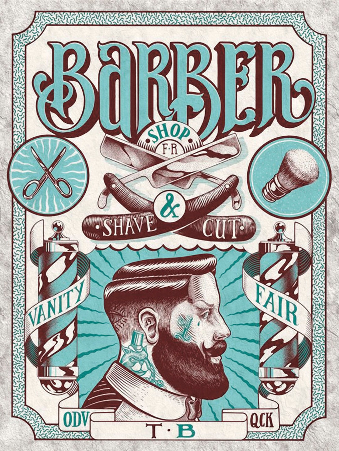 Barber Shop Vintage Replica Tin Sign (749) - Etsy