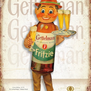 Gettelman Beer Tin Sign (549)