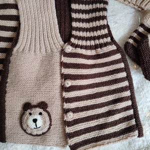 Kinderweste, handgestrickte Weste, bestes Geschenk für Jungen oder Mädchen. Geburtstagsgeschenk, Neujahrsgeschenk, Weihnachtsgeschenk, Bio-Weste, Strickweste
