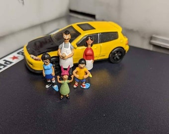 1/64 bob's burgers figures