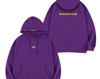 MURQ Sudadera con capucha del álbum K-pop You Never Walk Alone