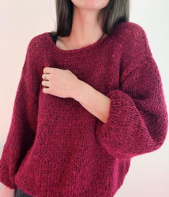 Hand-knitted Wool Winter Super Soft and Cozy