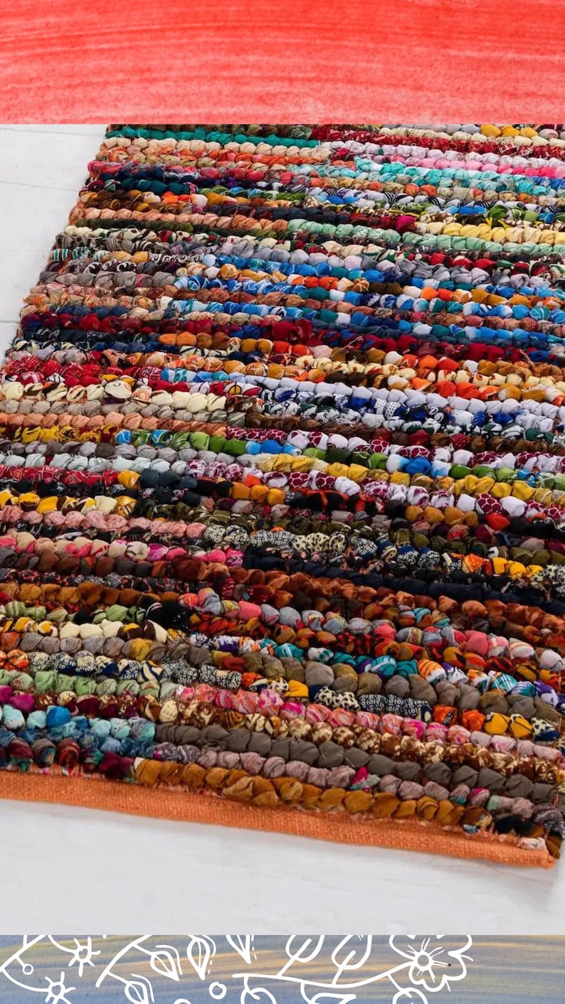 Hand-braided Chindi Rug New Arrival - Etsy