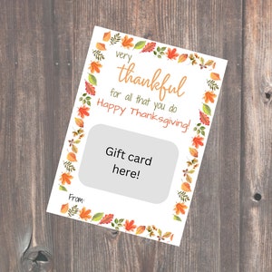 tarjeta de agradecimiento de Acción de Gracias imprimible- titular de tarjeta de regalo imprimible-Regalos de Acción de Gracias-descarga digital-descarga instantánea-maestro de acción de gracias