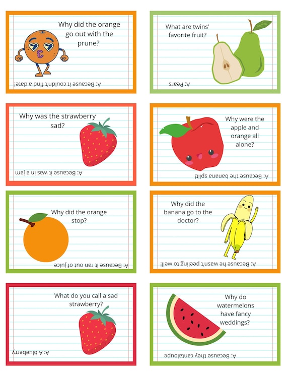 Kids Lunch Box Joke Cards Printable - Il 570xN.4146465211 Z78f