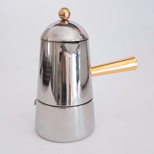 Vintage Lavazza Carmencita Italian Coffee Maker, Retro Mid Century Modern Espresso Stovetop Moka Pot Made in Italy, Gift For Coffe Lovers