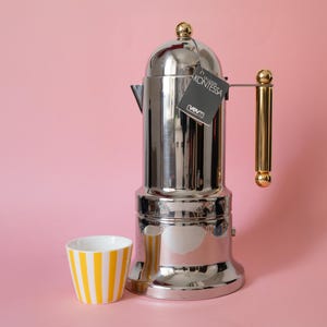 Duży zabytkowy ekspres do kawy Vev Vigano Kontessa Moka Pot, 9/12 filiżanek włoskiego espresso