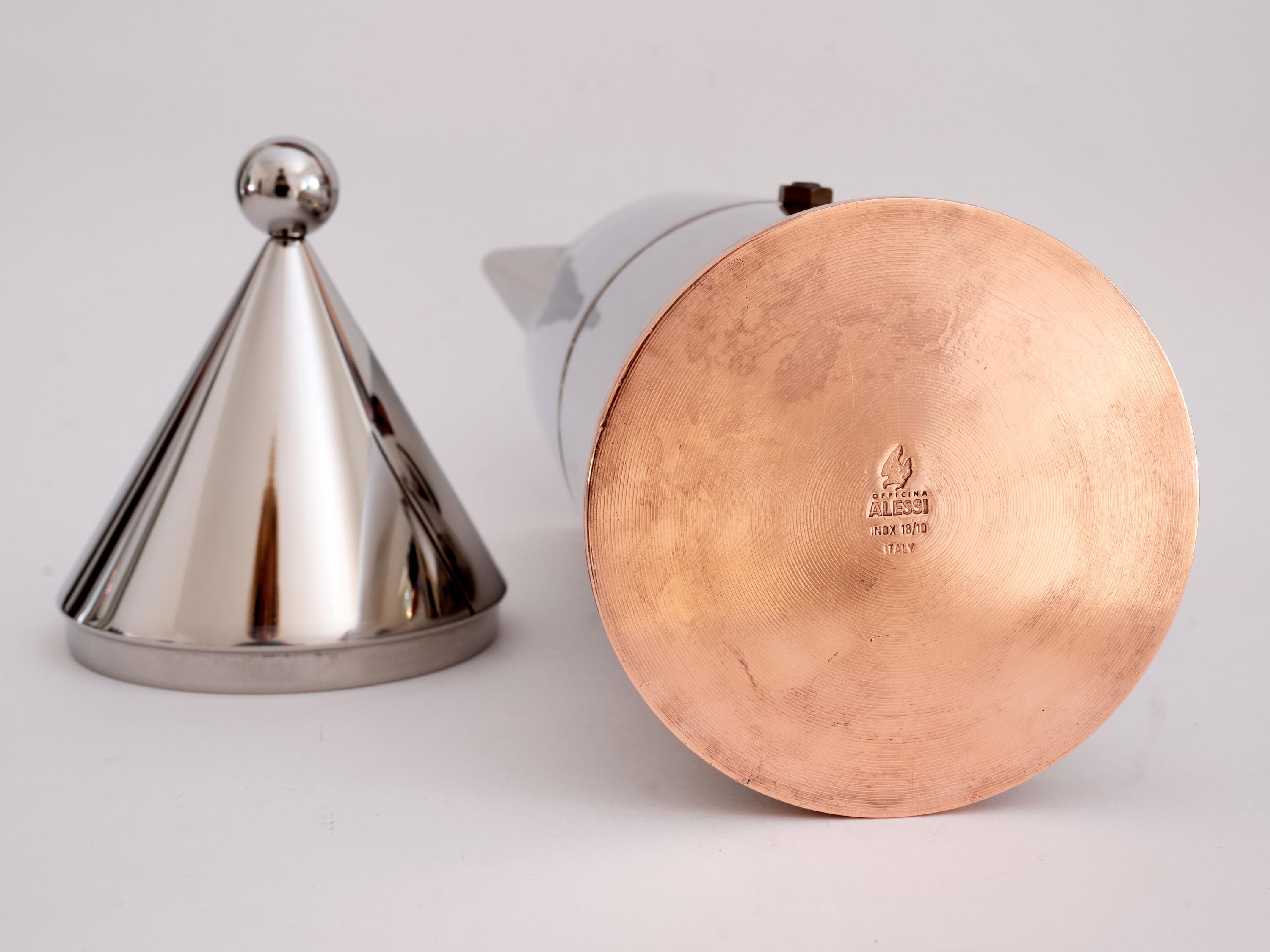 Alessi “la Conica” Espresso Maker by Aldo Rossi – Iconic 1980s