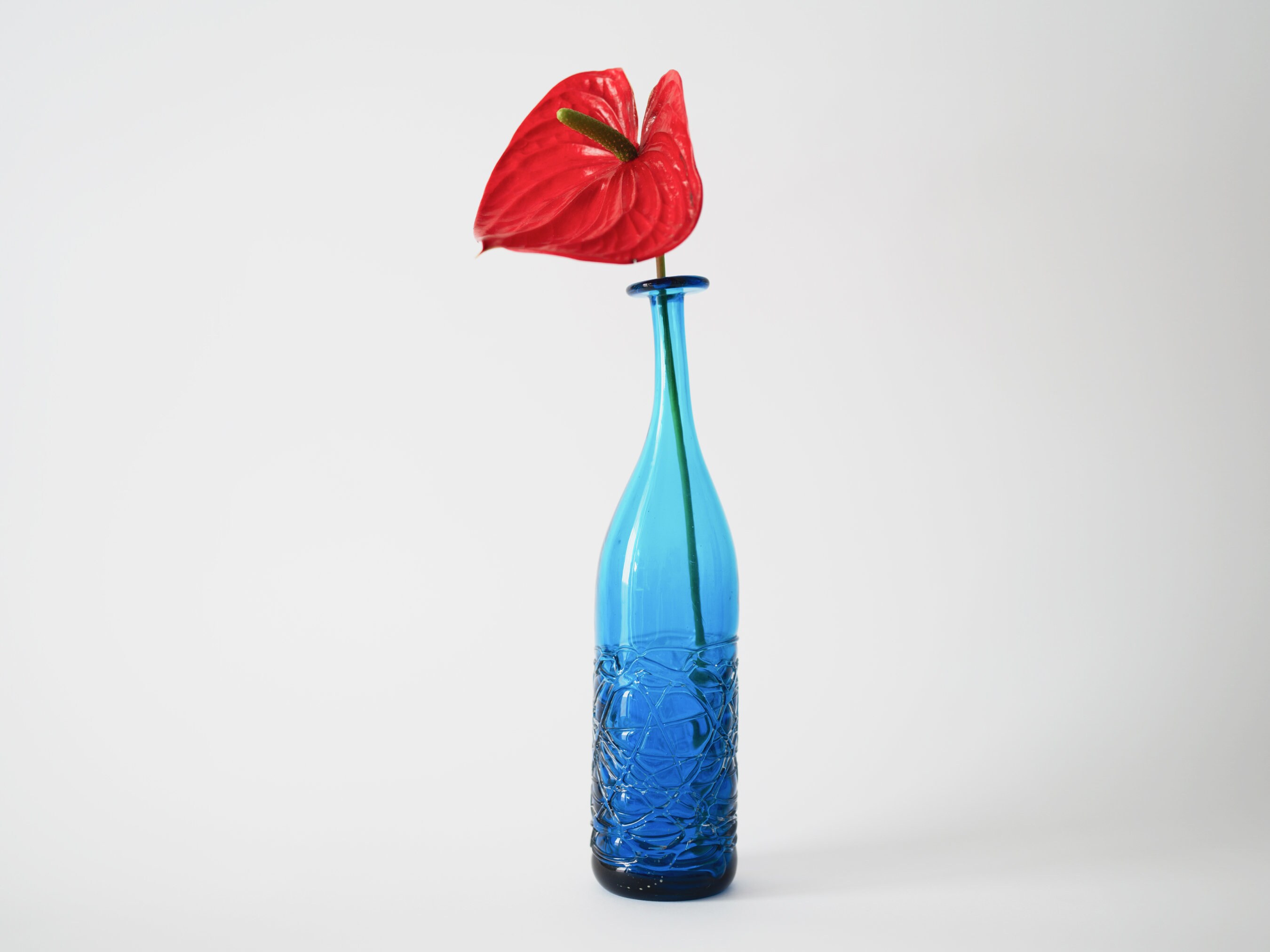 マルタガラス　イムディーナ ガラス 瓶 マルタガラス　Mdina Glass MDINA GLASS イムディーナガラス 花瓶 マルタ島 イタリア製 | Antique