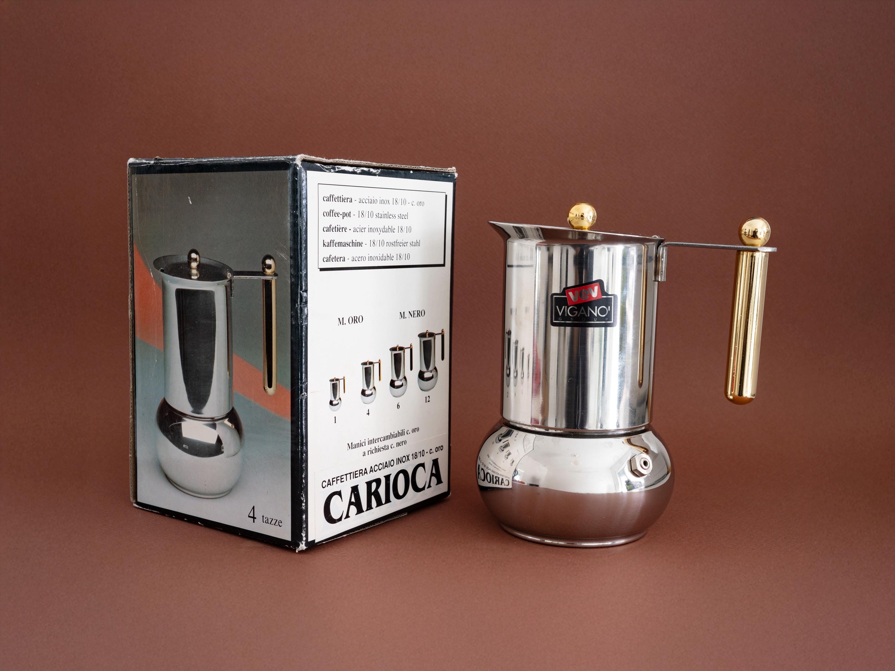 cafetière italienne alu 3 tasses VEV VIGANO made in Italie