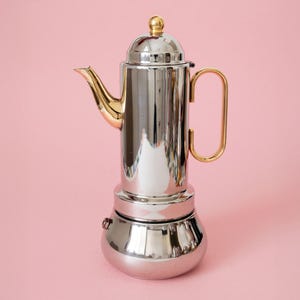 Vintage CHÉRIE Moka Pot – włoski ekspres do kawy 3B, styl mid-century modern