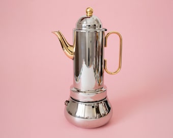 Vintage CHÉRIE Moka Pot – Italian 3B Espresso Maker, Mid Century Modern