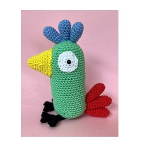 Polly Parrot Peppa Pig inspired Crochet pattern