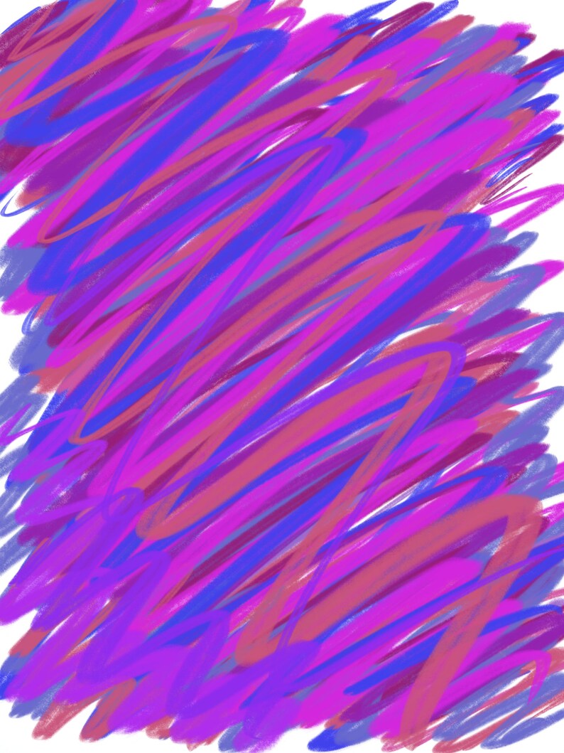 Messy Abstract Digital Print Etsy