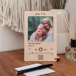 Bilderrahmen Lieblingssong | Paare | Beste Freunde | Fotohalter | Songrahmen