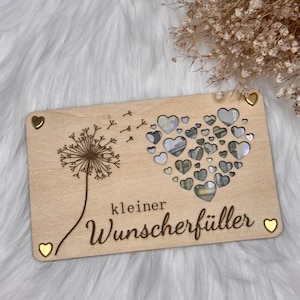 Geldgeschenk | Wunscherfüller | Geburtstag |Jubiläum | Abitur | Geschenk | Geschenkkarte aus Holz | Geschenkverpackung | personalisiert