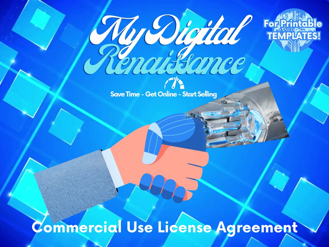 1 Year Commercial License Agreement Pdf of Printable Planner - Etsy