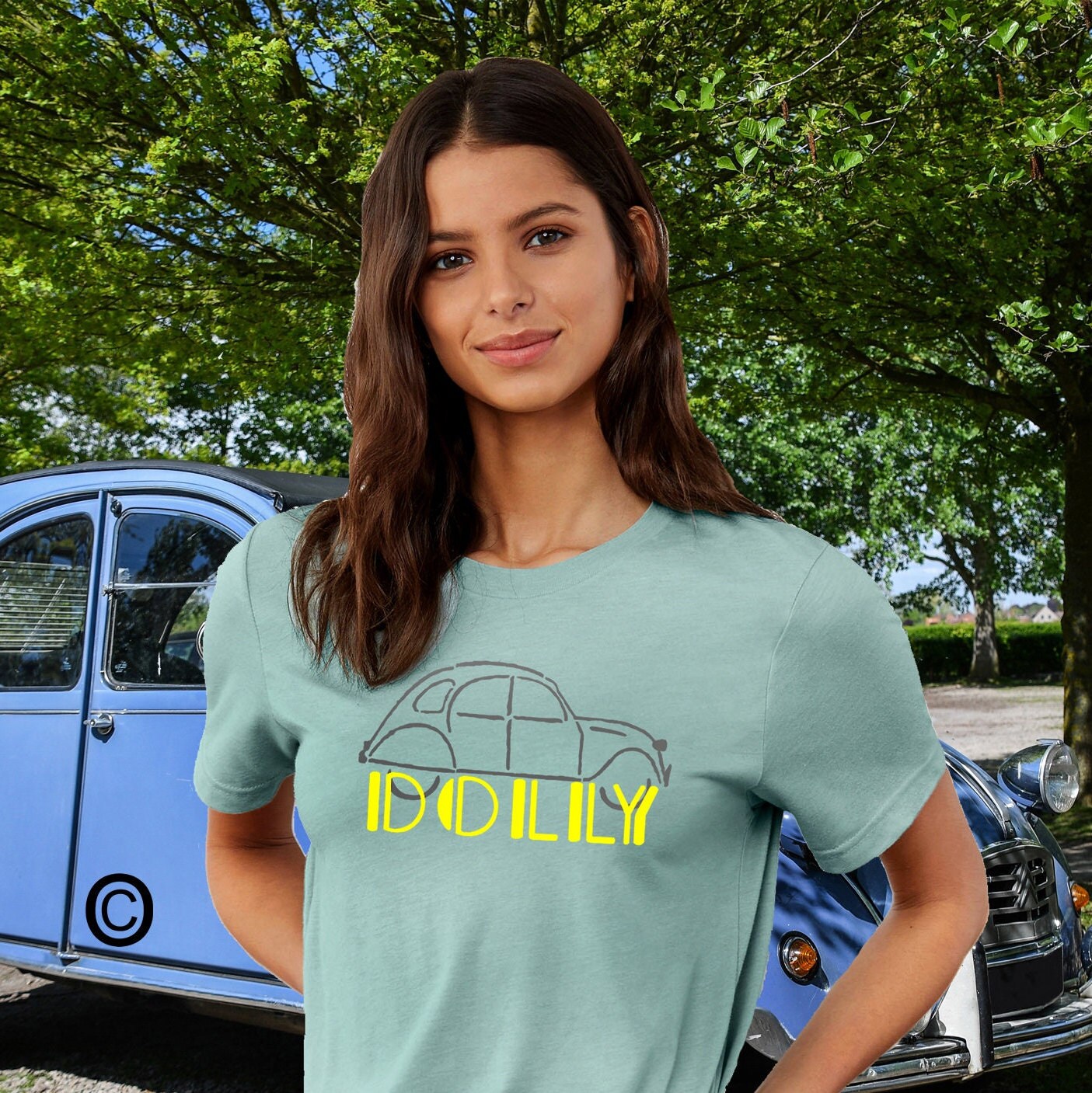2CV Dolly Classic Car Unisex T Shirt. TG2106. - Etsy